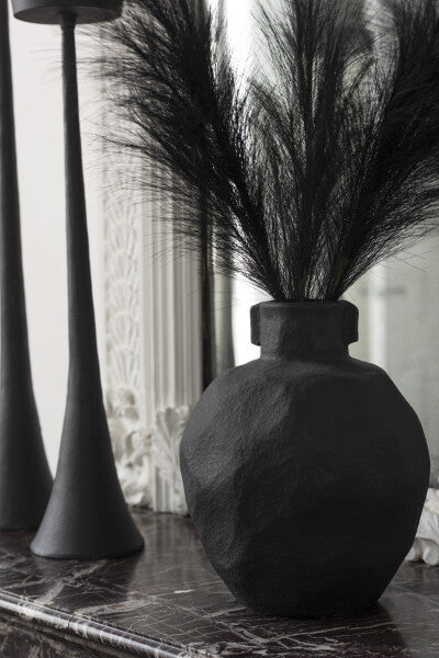 Vase Leity Argile Noir