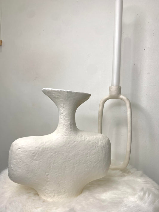 Vase Moderna Aluminium Blanc